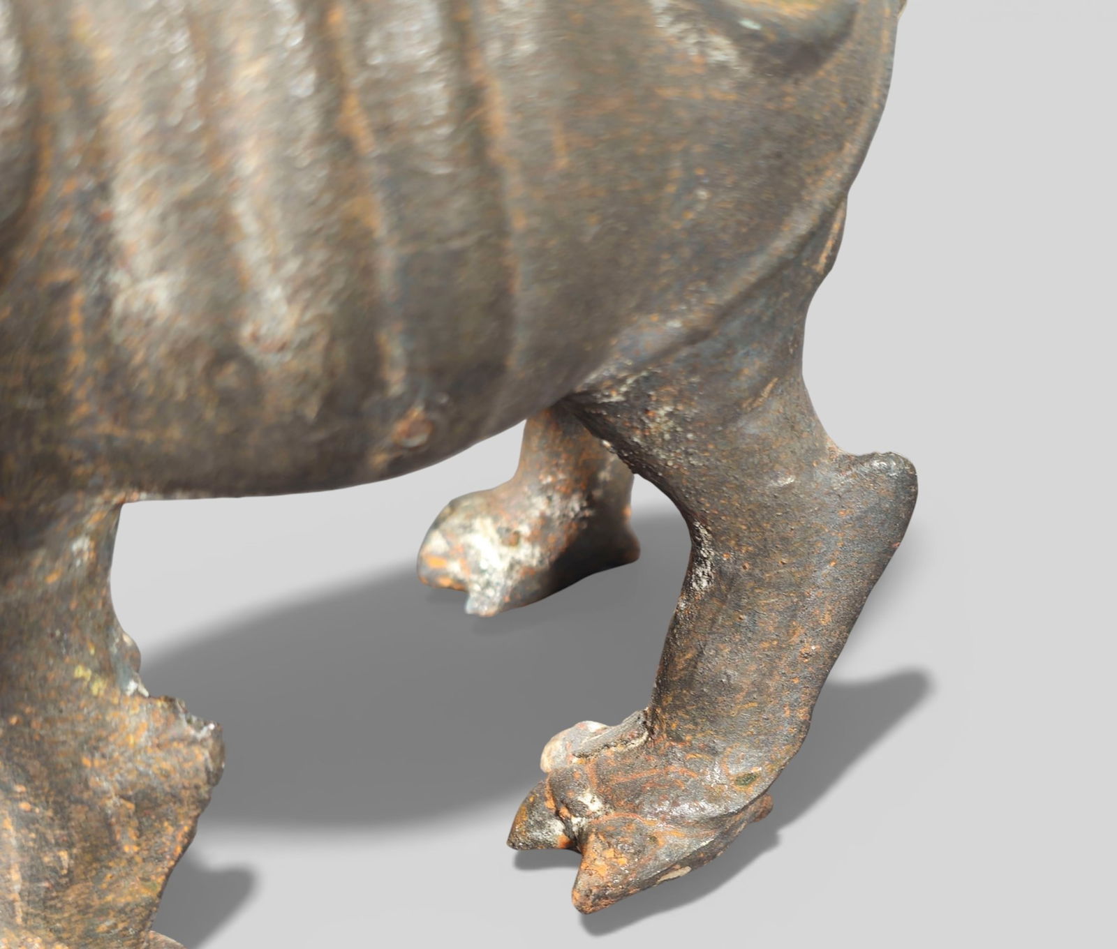 Chinese Cast Iron Luduan Censer, Ming Dynasty - 7