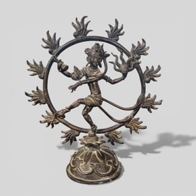 Bronze Hindu Figure of Shiva Nataraja, 16th Century