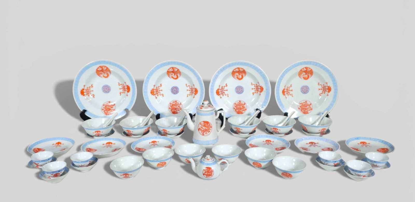 Rare Guangxu Period 48‑Piece Chinese Porcelain Serving Set (1 of 16)