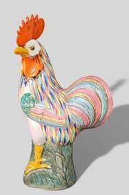 Late Qing / Early Republic Chinese Export Porcelain Rooster