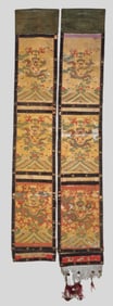 18th Century Qing Dynasty Buddhist Temple Silk Ritual Banners
