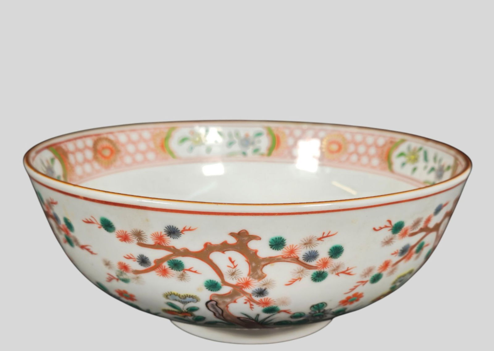 Late 19th Century Japanese Kutani Ware Porcelain Bowl (1 of 10)