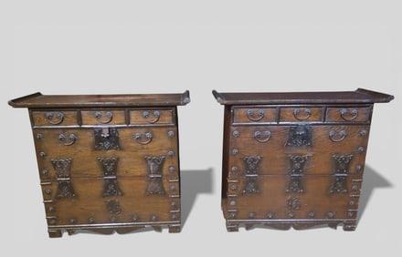 Pair of Korean Tansu's
