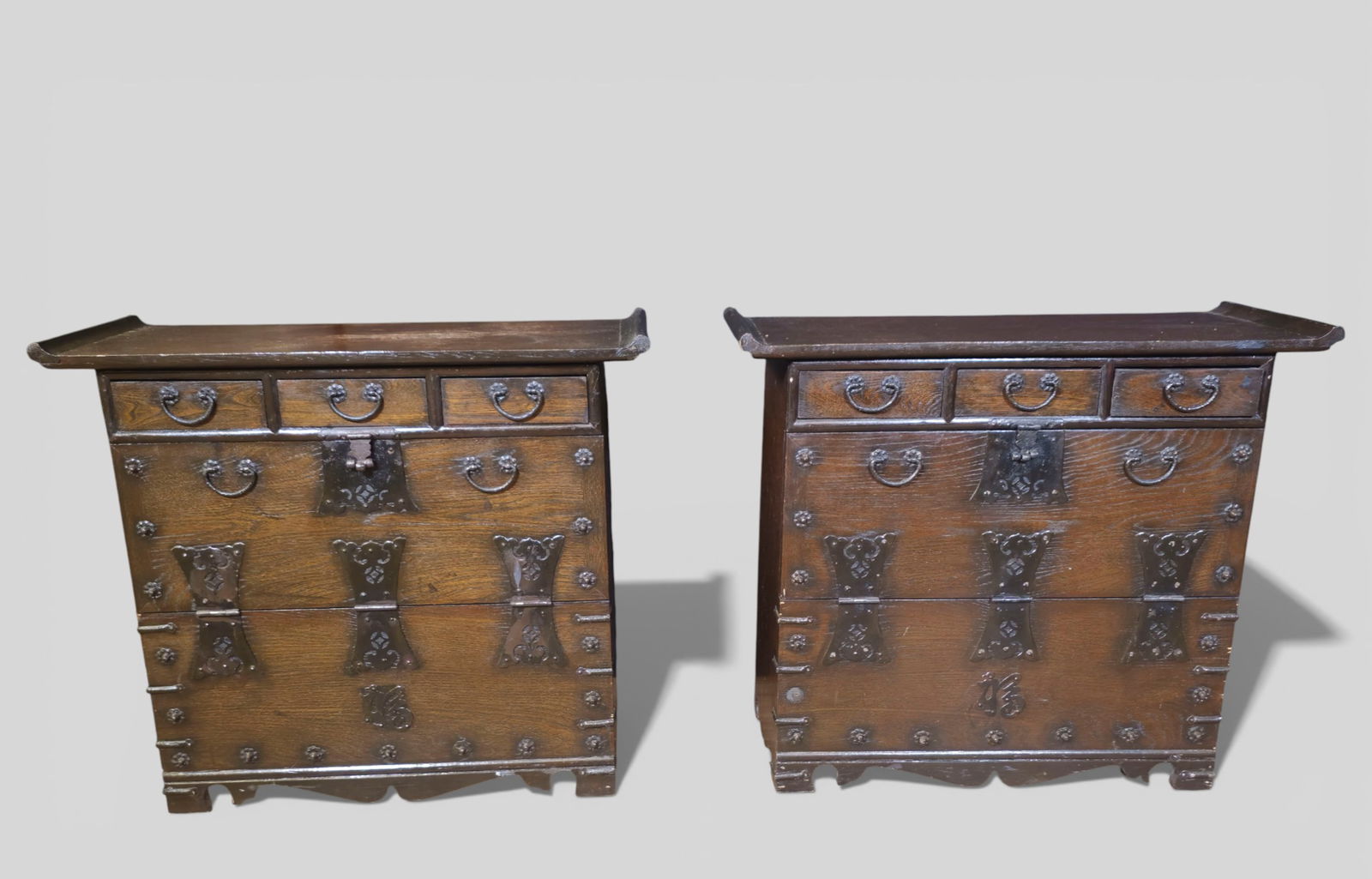 Pair of Korean Tansu's (1 of 18)