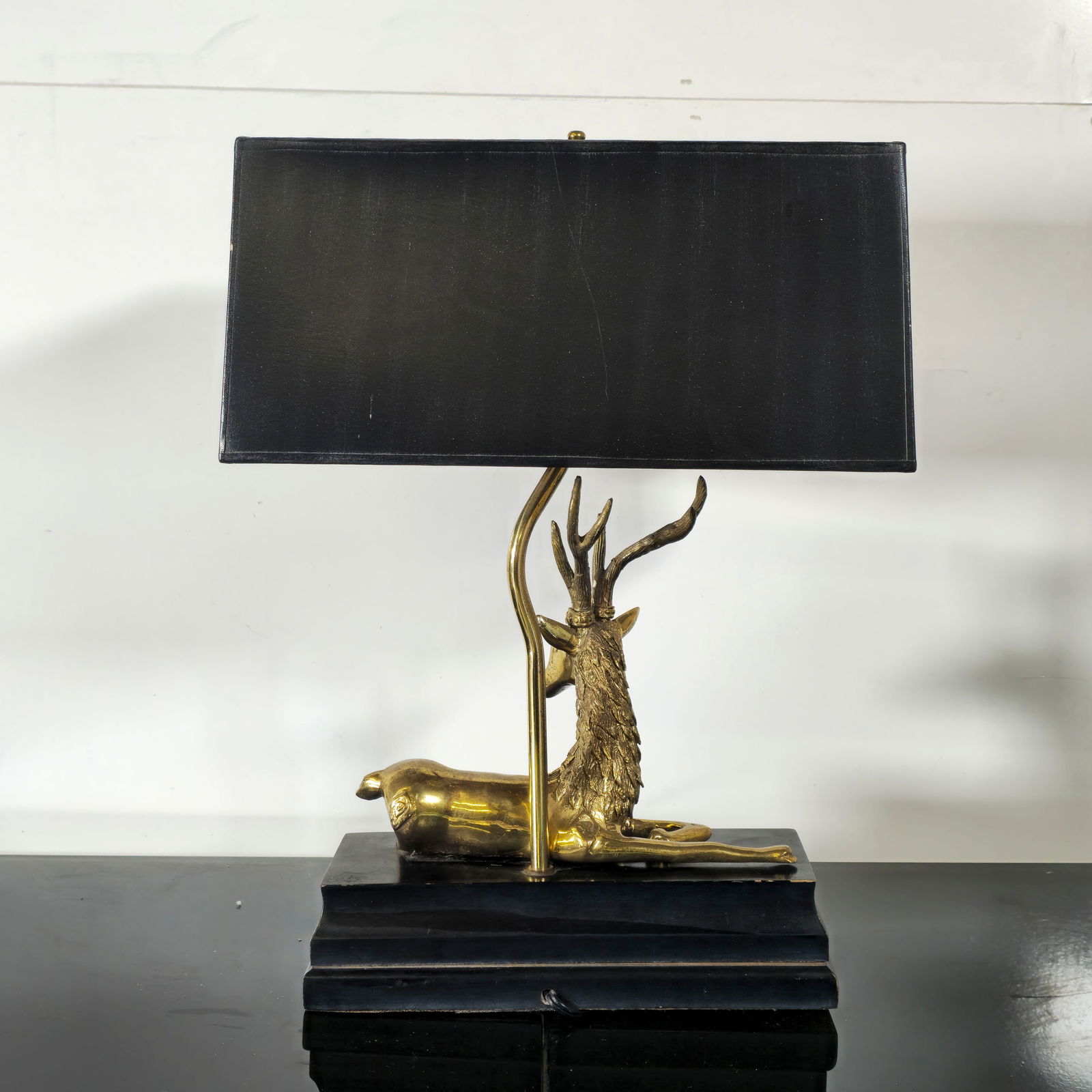 Frederick Cooper Brass Stag Table Lamp - 7