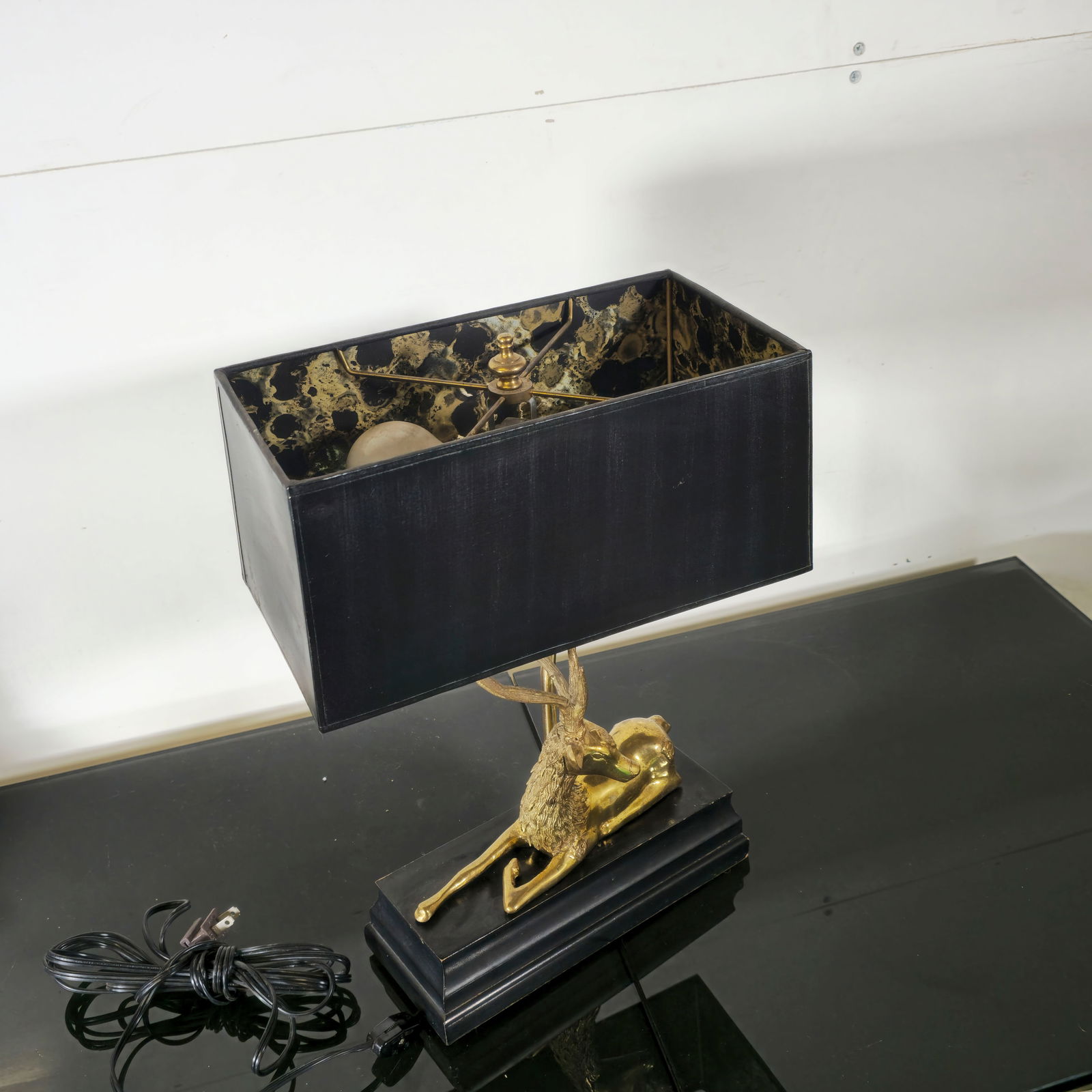 Frederick Cooper Brass Stag Table Lamp - 8