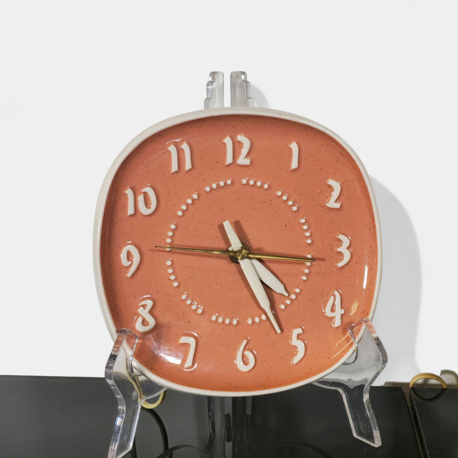 Russell Wright Harkerware Corral Wall Clock and Teapot Wall Clock - 2