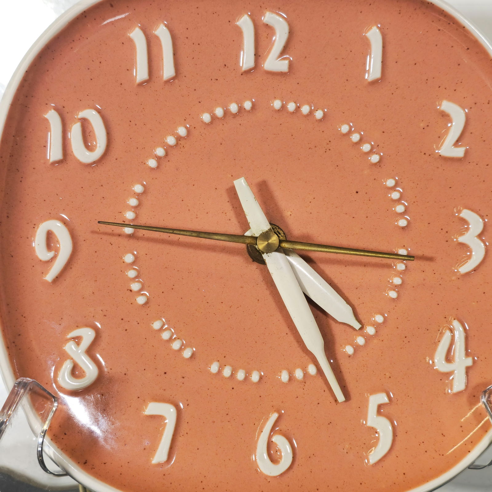 Russell Wright Harkerware Corral Wall Clock and Teapot Wall Clock - 3