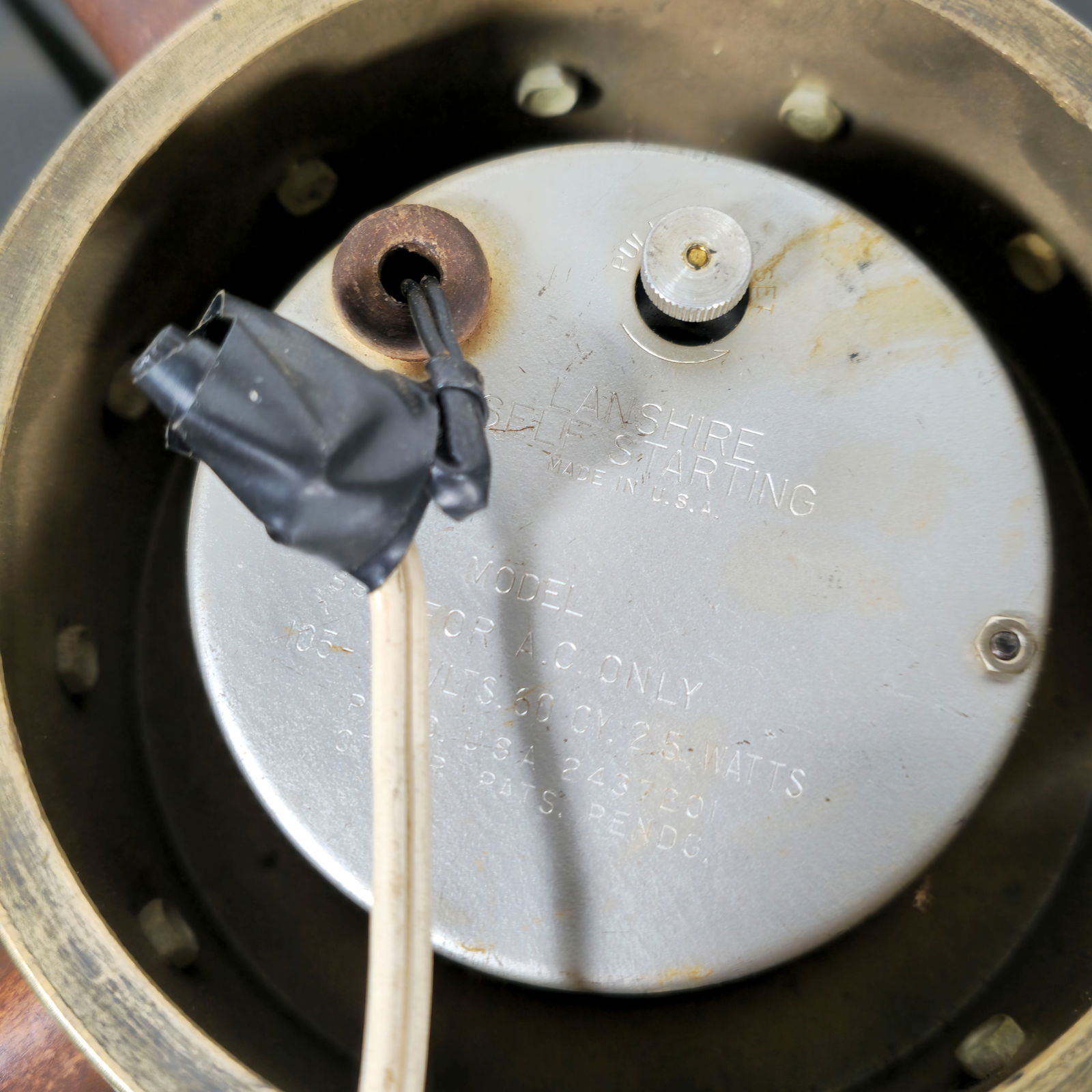 Mid-Century Sunburst Atomic Wall Clock - 8