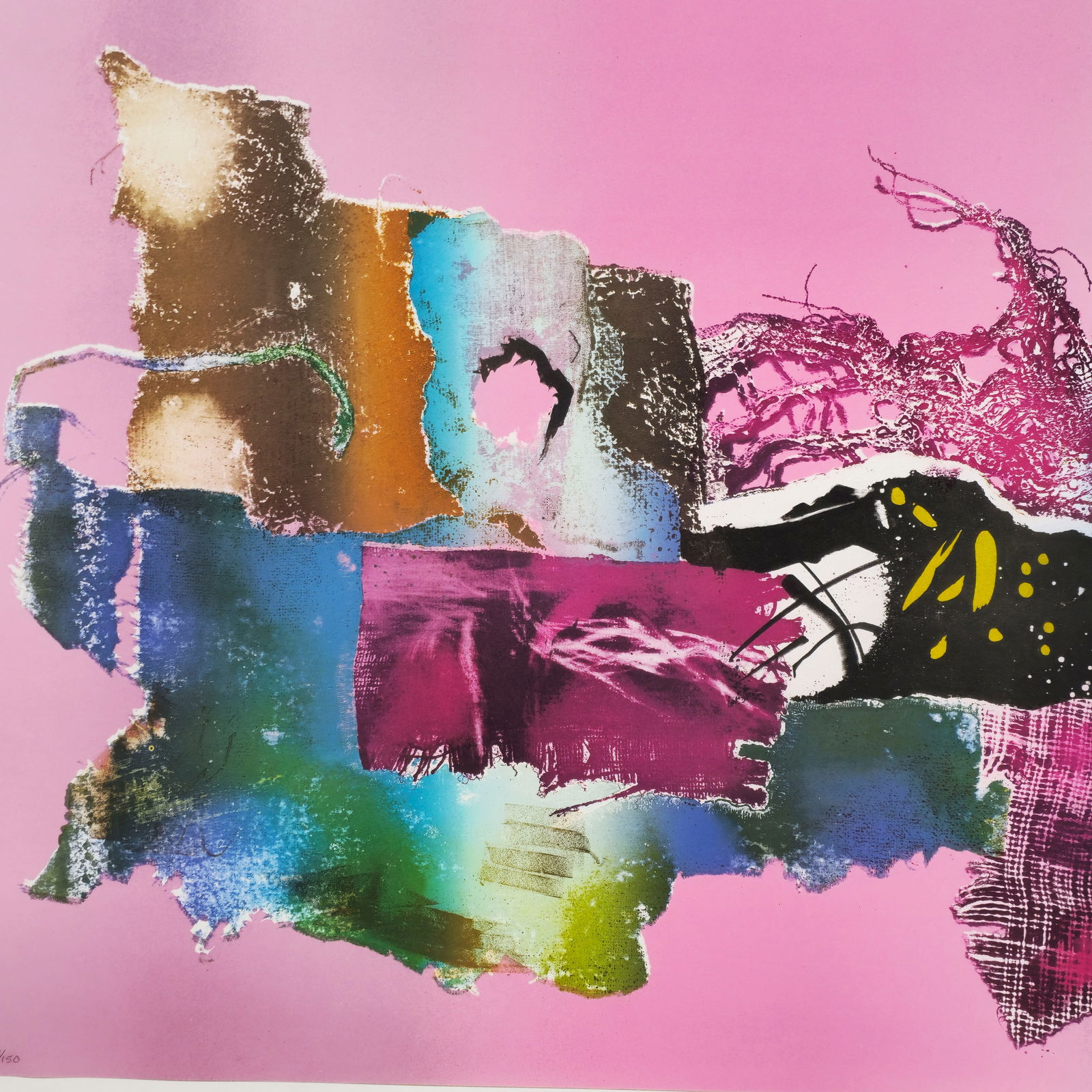 Laszlo Dus Abstract Lithograph - 3