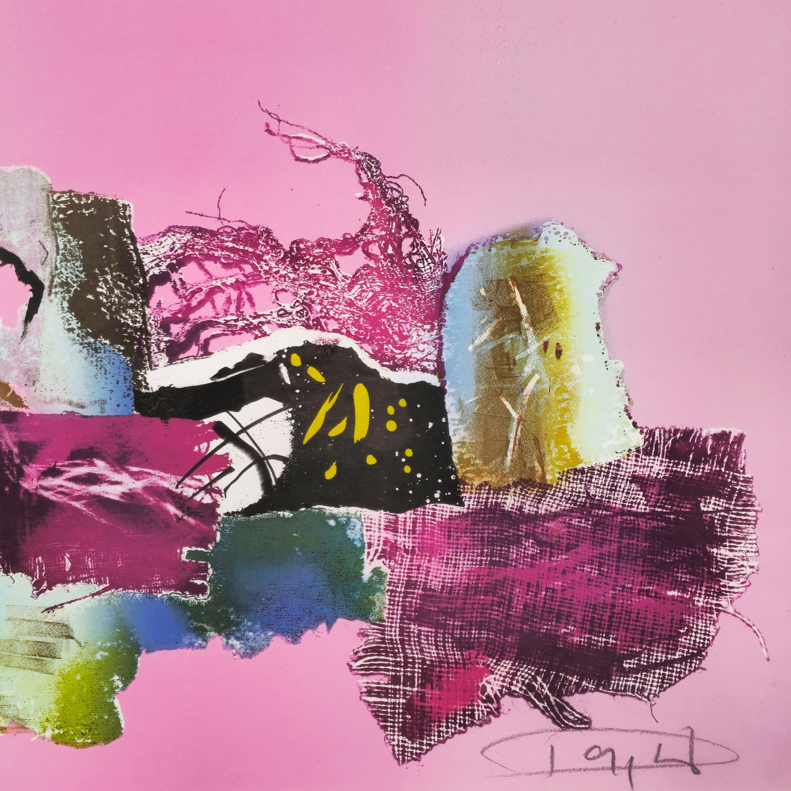 Laszlo Dus Abstract Lithograph - 4