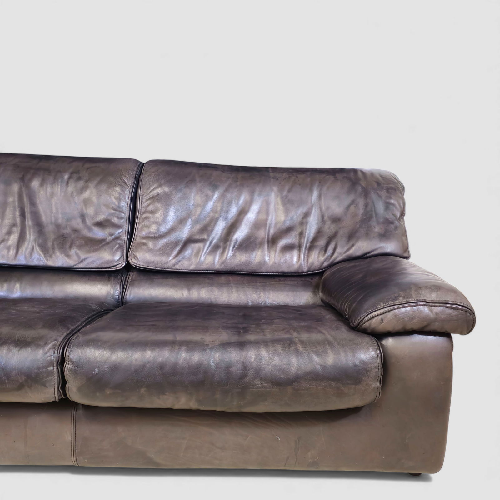 Roche Bobois Leather Sofa - 3