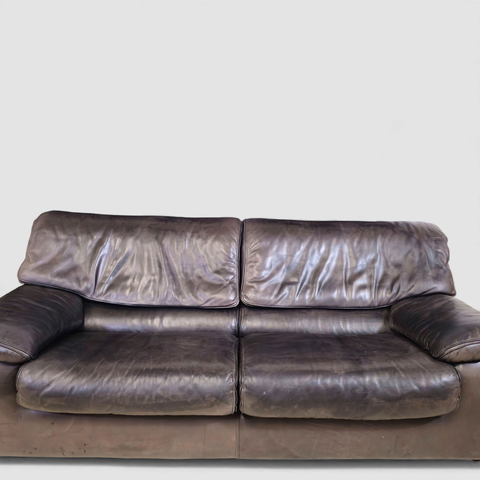 Roche Bobois Leather Sofa - 4