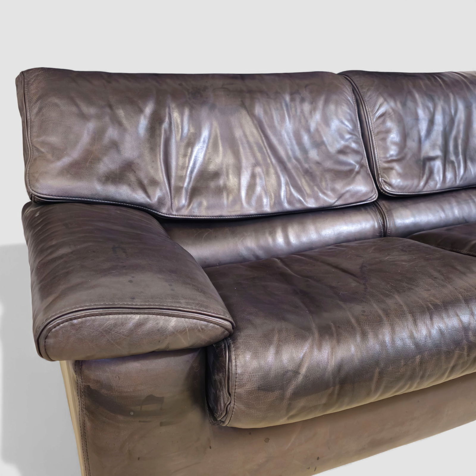 Roche Bobois Leather Sofa - 5