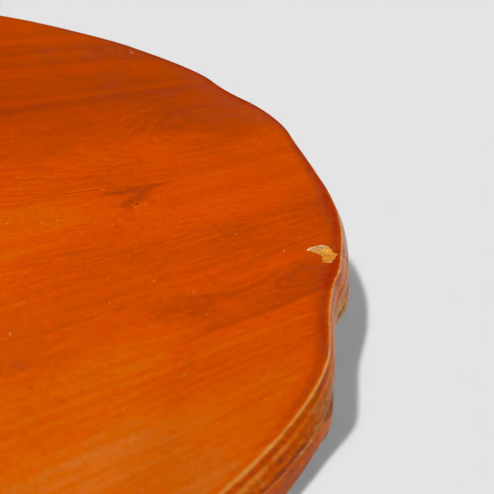 MCM Natural Root Carved Side Table - 5