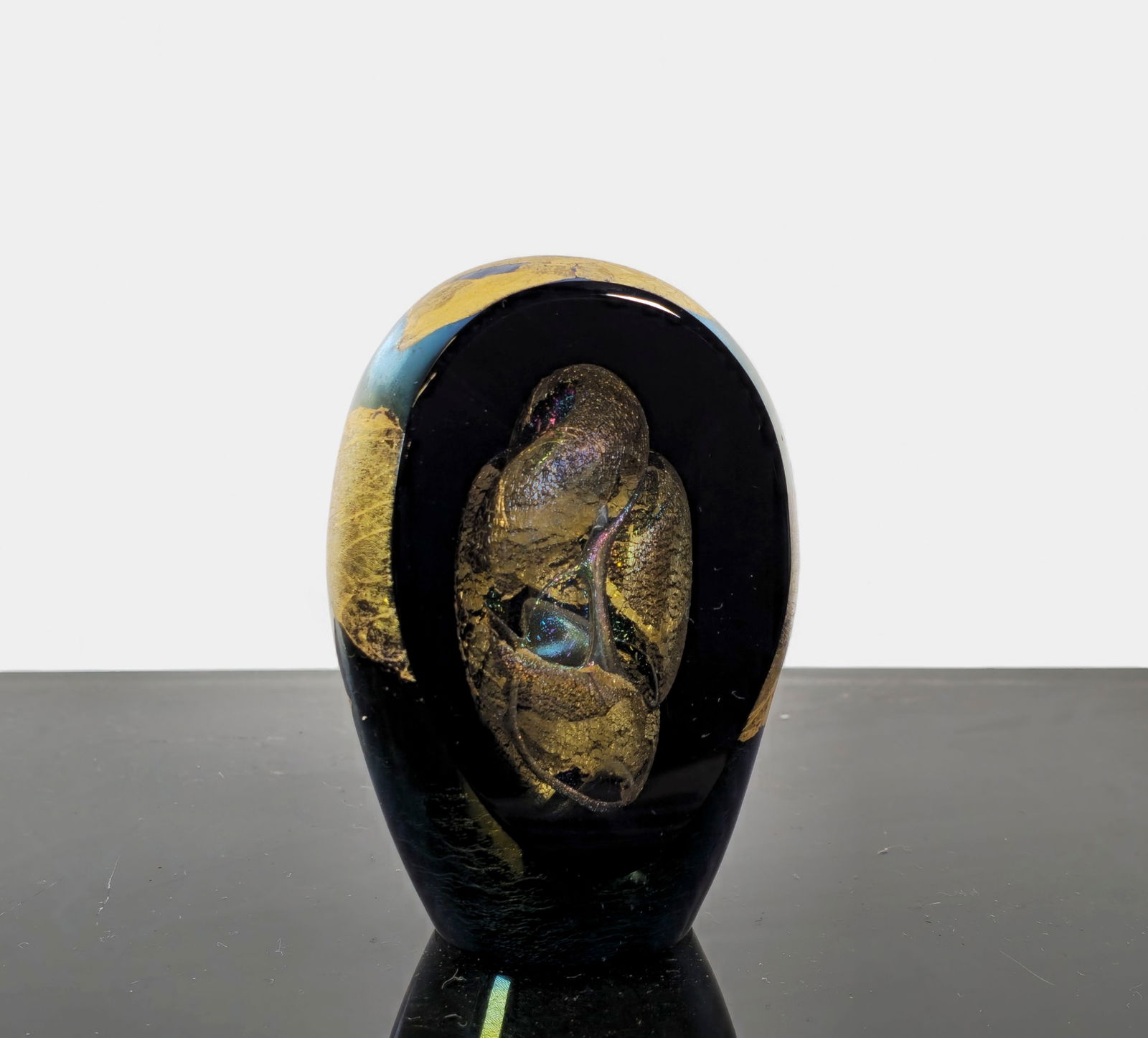 Artist Signed Art Glass Paperweight (1 of 6)