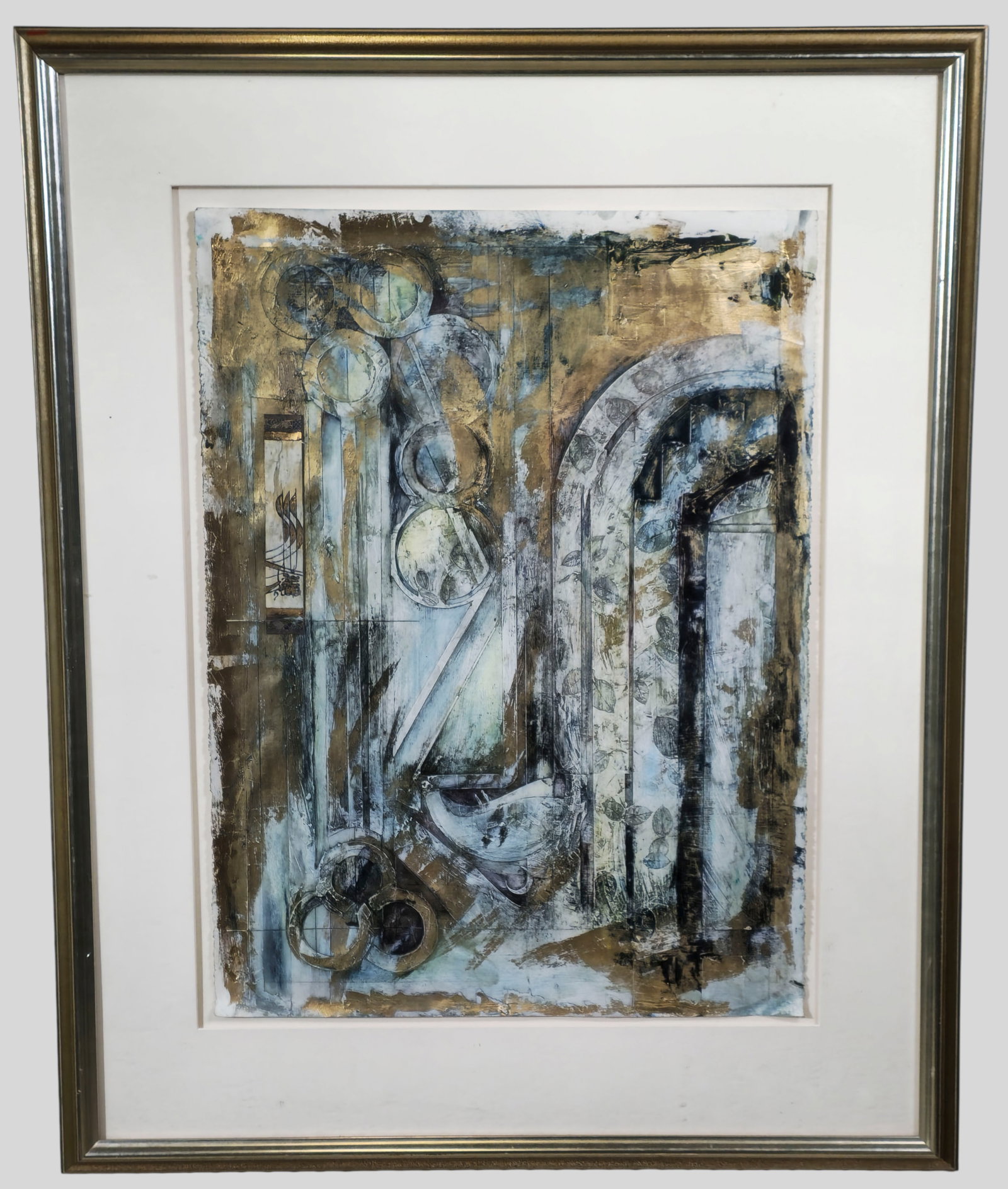 Mixed Media Acrylic, Composition, Illegible (1 of 9)