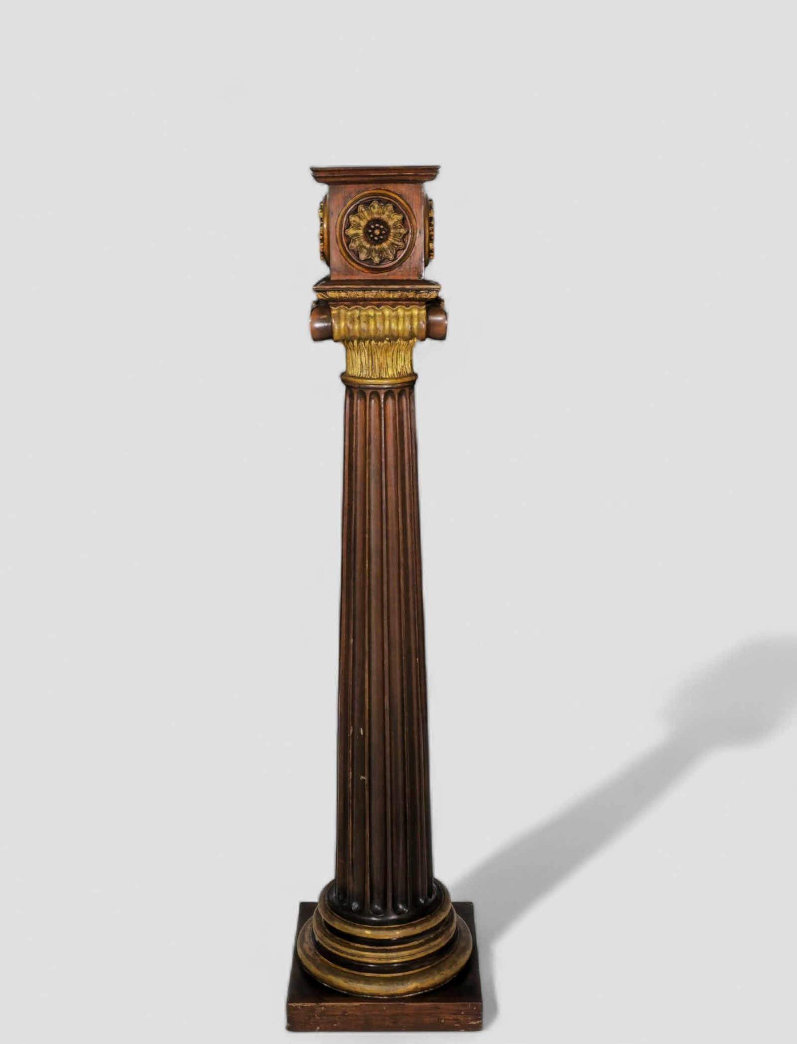 Neoclassical Carved and Gilt Pedestal Planter (1 of 6)
