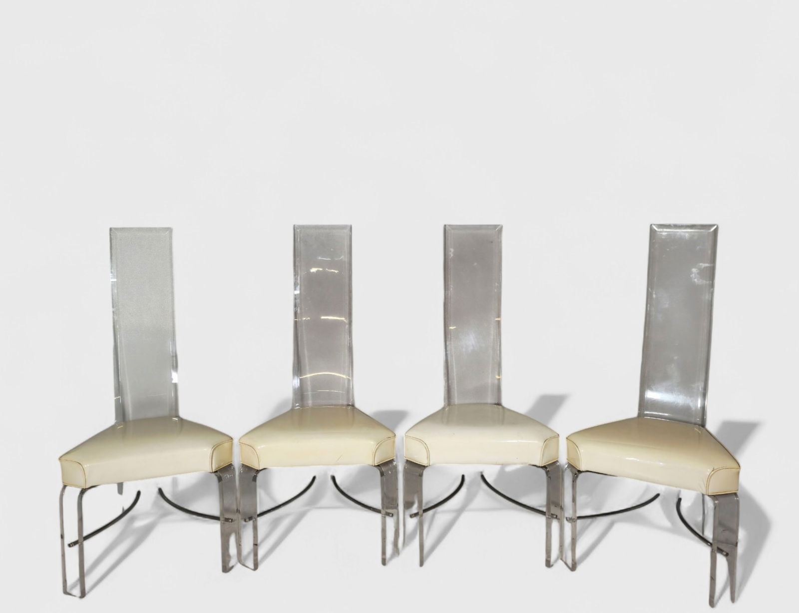 Hill Manufacturing Lucite Dining Chairs (1 of 8)