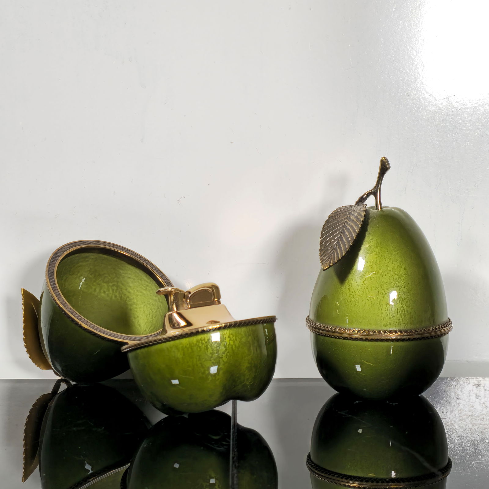 Evans Enamel Table Lighters - 6