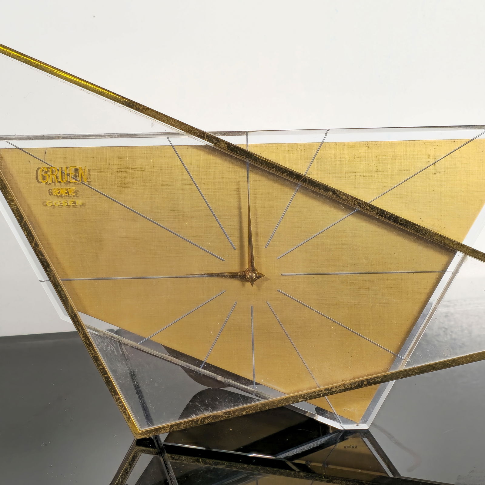 Rare Atomic Gruen Desk Clock - 5