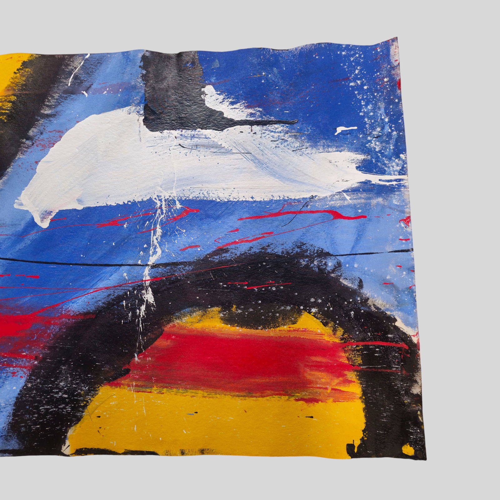 Oil On Canvas, Abstract Composition - 2