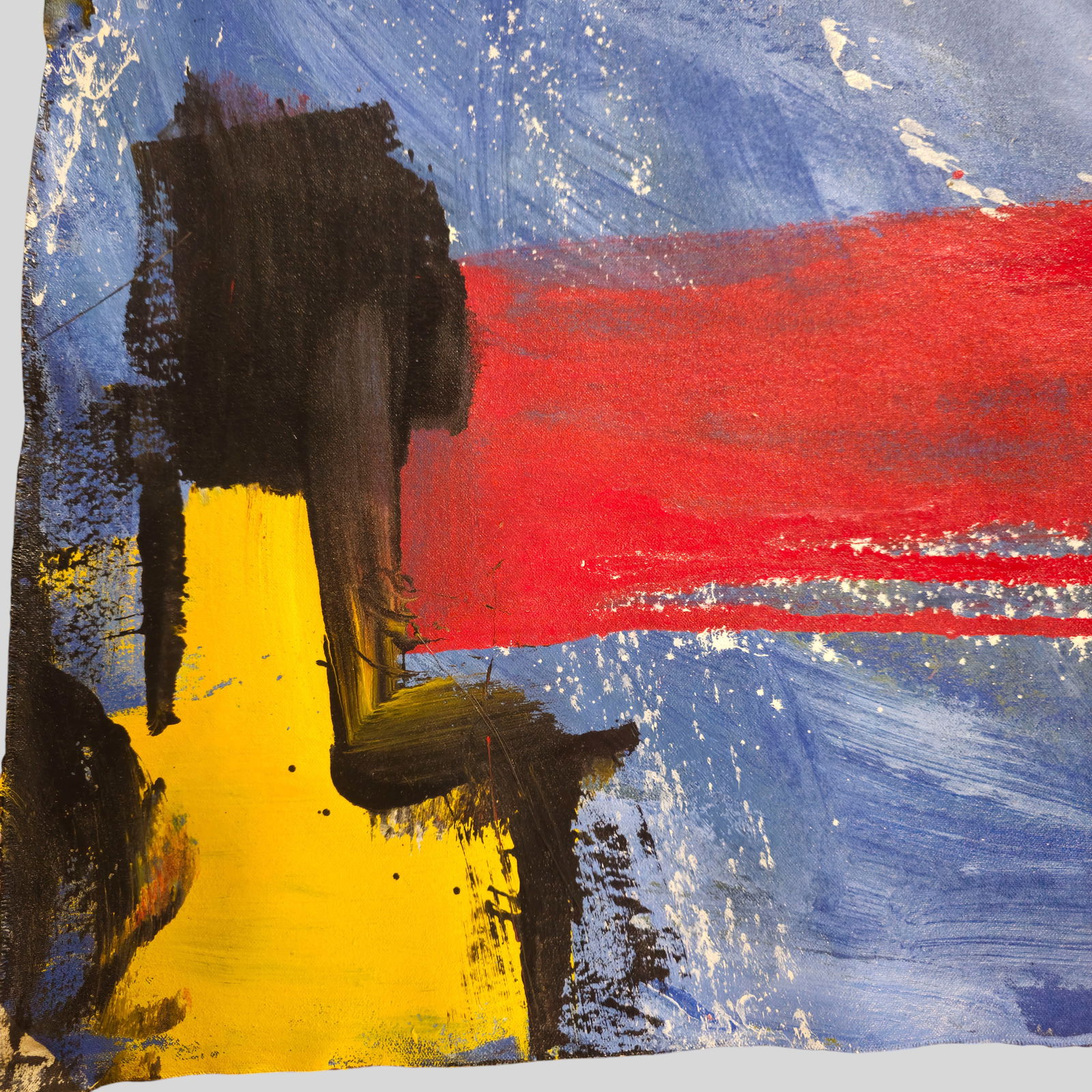 Oil On Canvas, Abstract Composition - 7