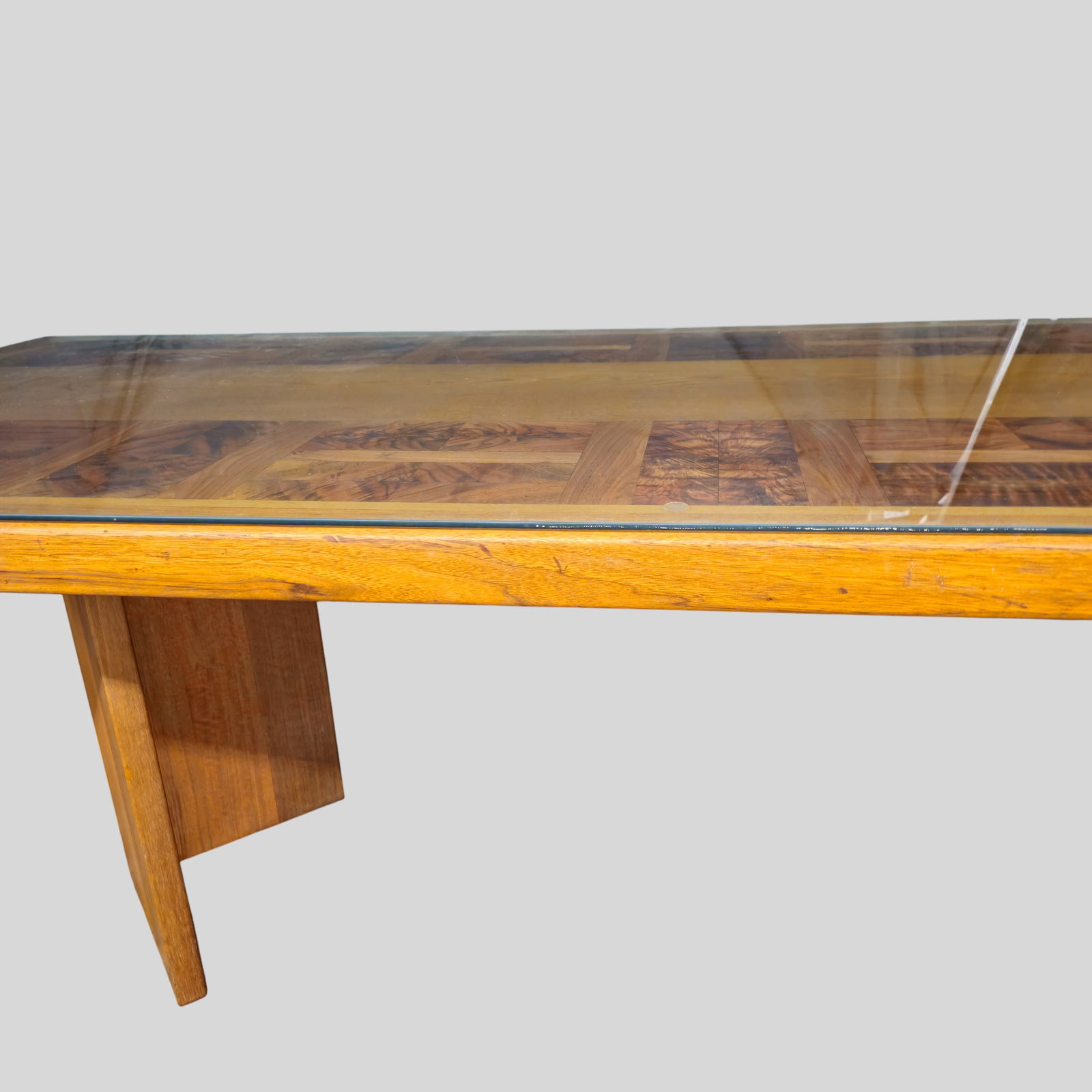 American Studio Craft Inlaid Dining Table - 16