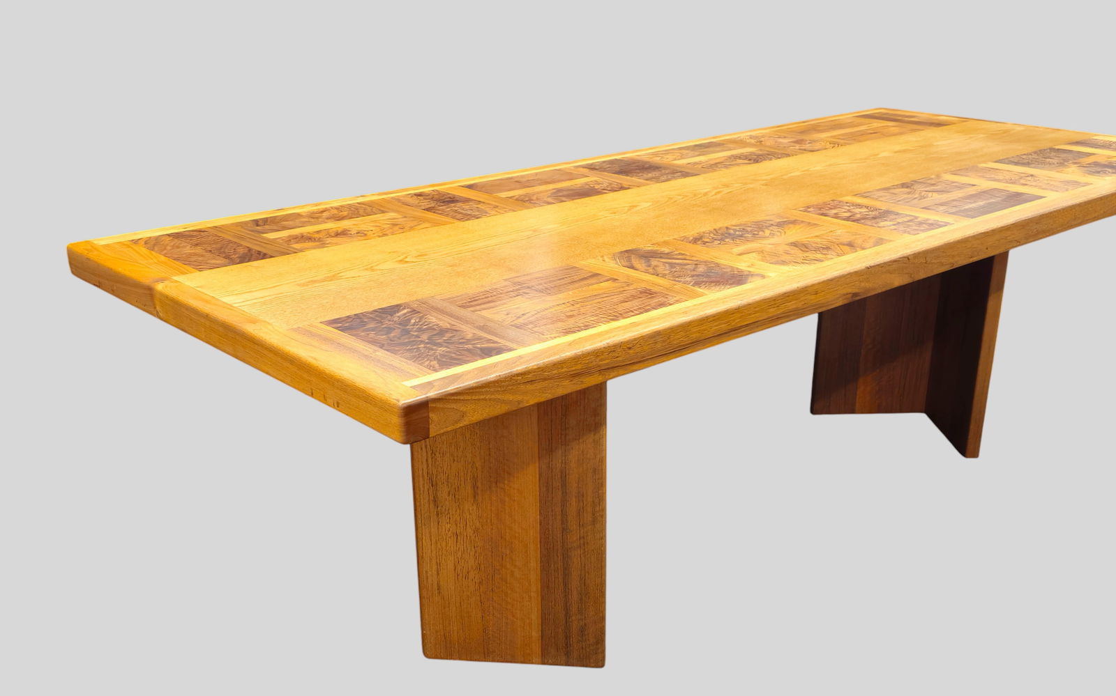 American Studio Craft Inlaid Dining Table - 2