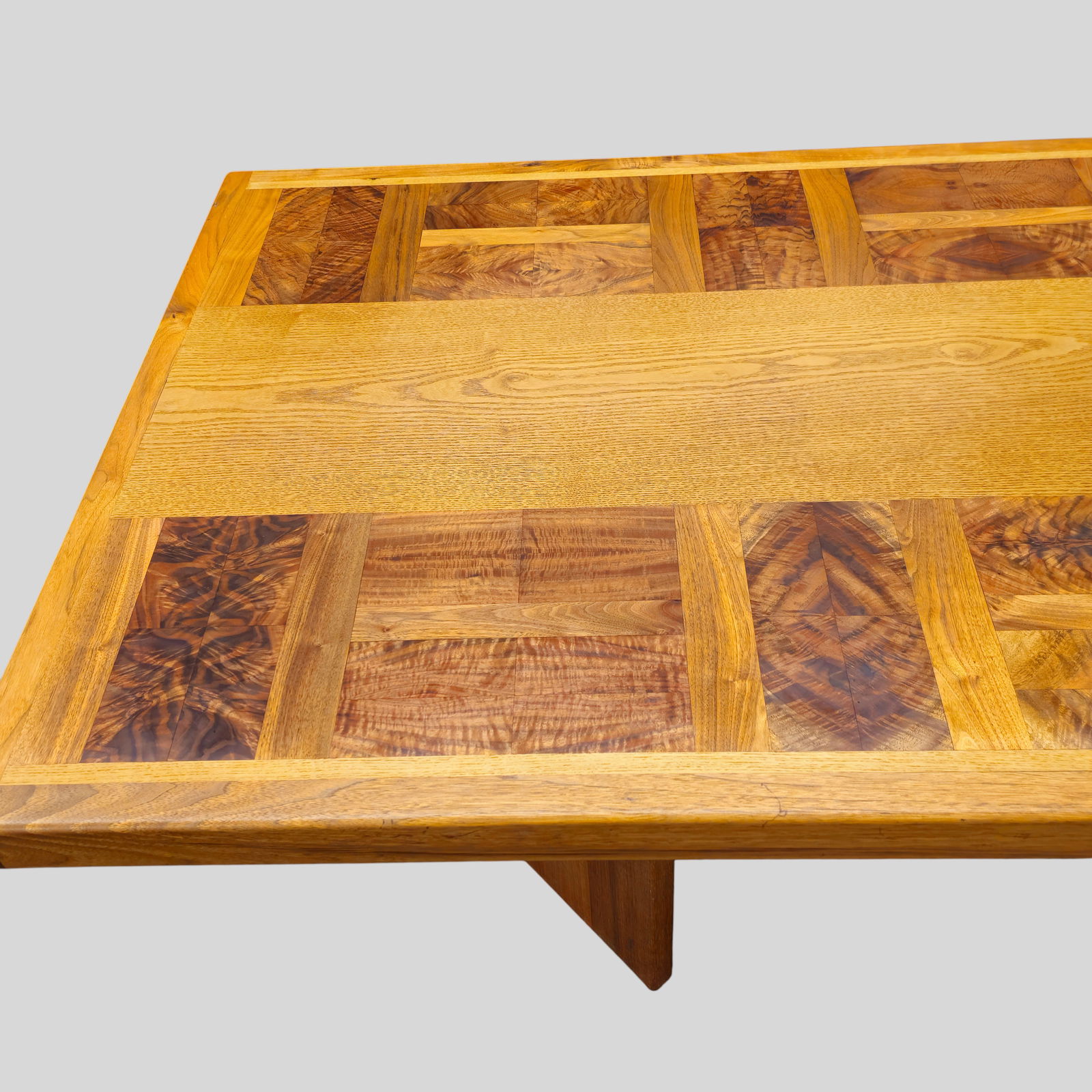 American Studio Craft Inlaid Dining Table - 3