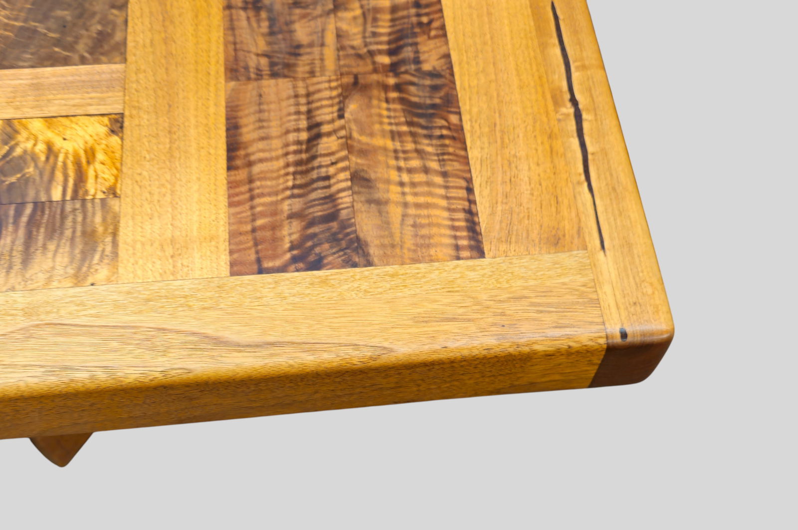 American Studio Craft Inlaid Dining Table - 6