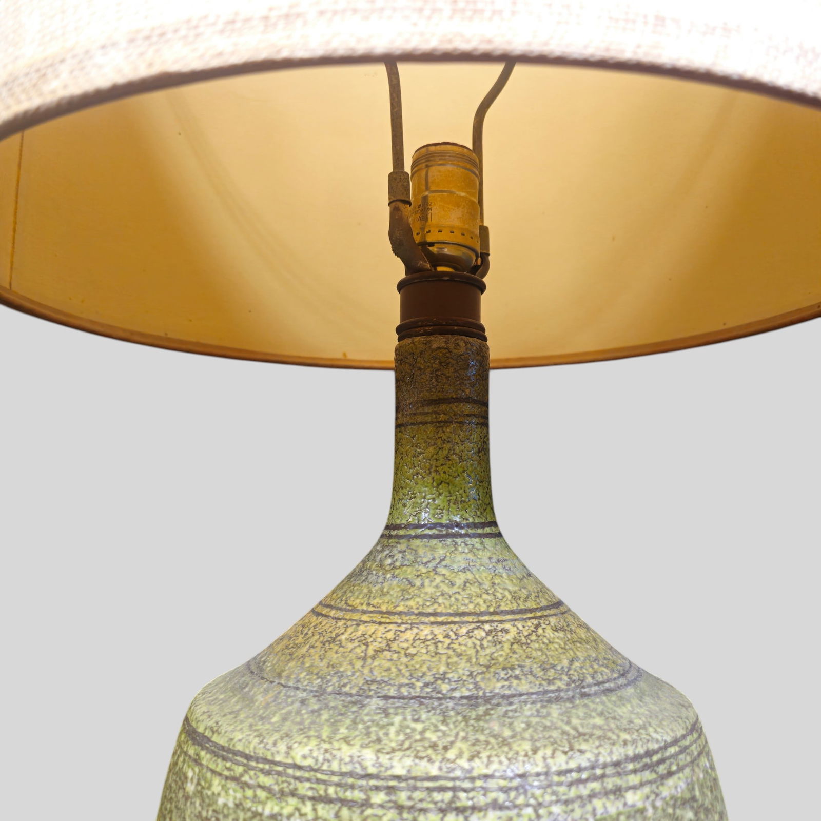 MCM Ceramic Table Lamp - 3