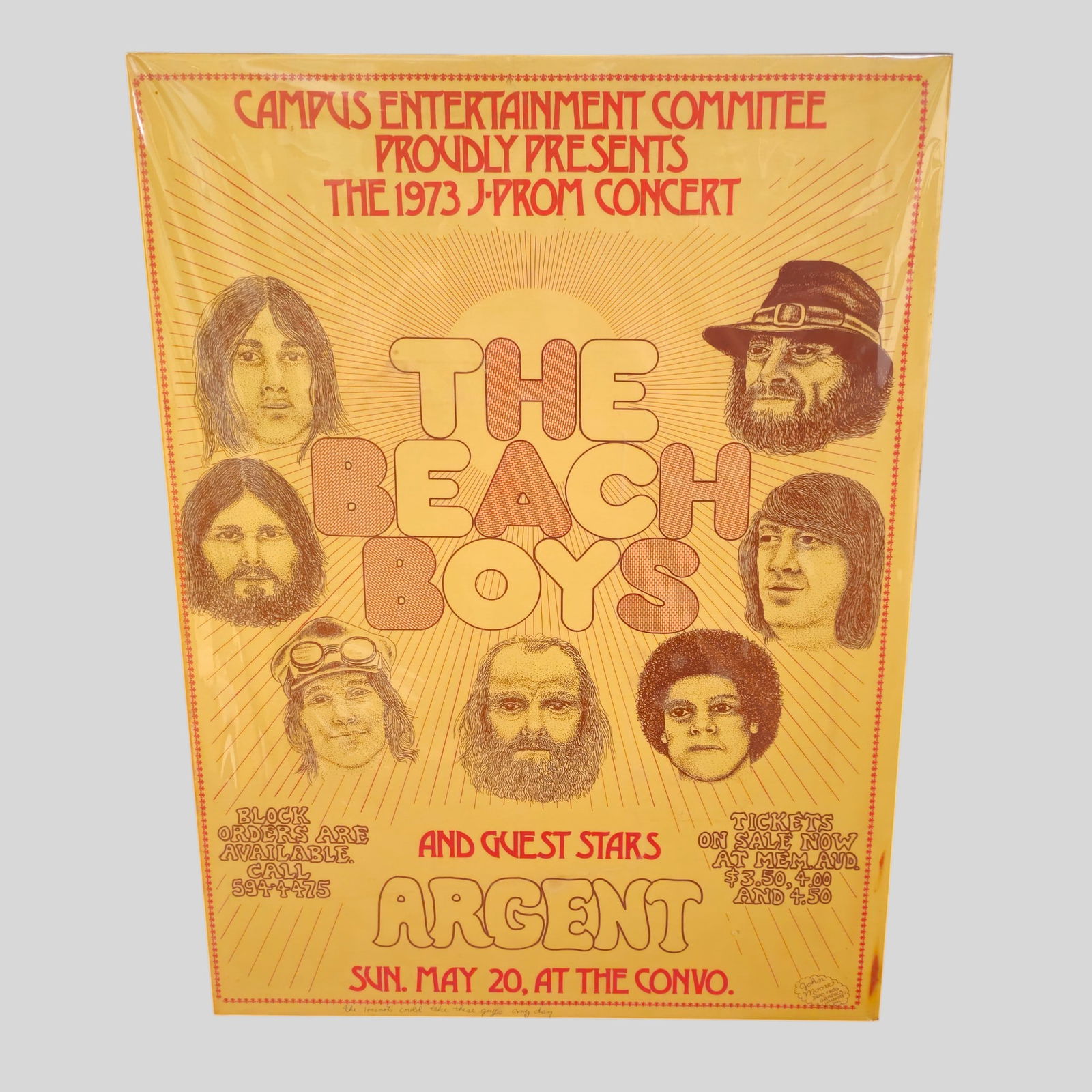 John Moore Hasnots Inc. Beach Boys Concert Poster (1 of 9)