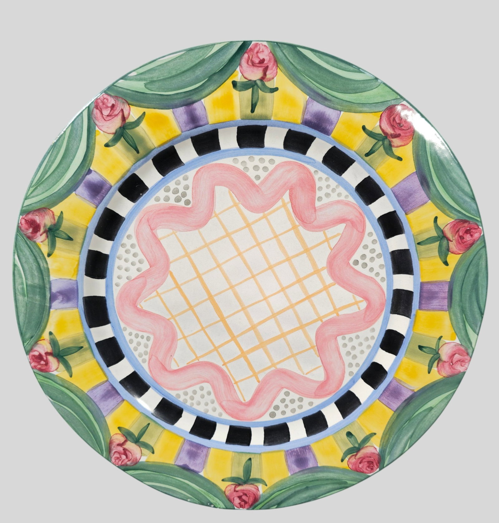 Mackenzie-Childs Odd Fellows Tray "Taylor" Pattern, 2007 (1 of 6)