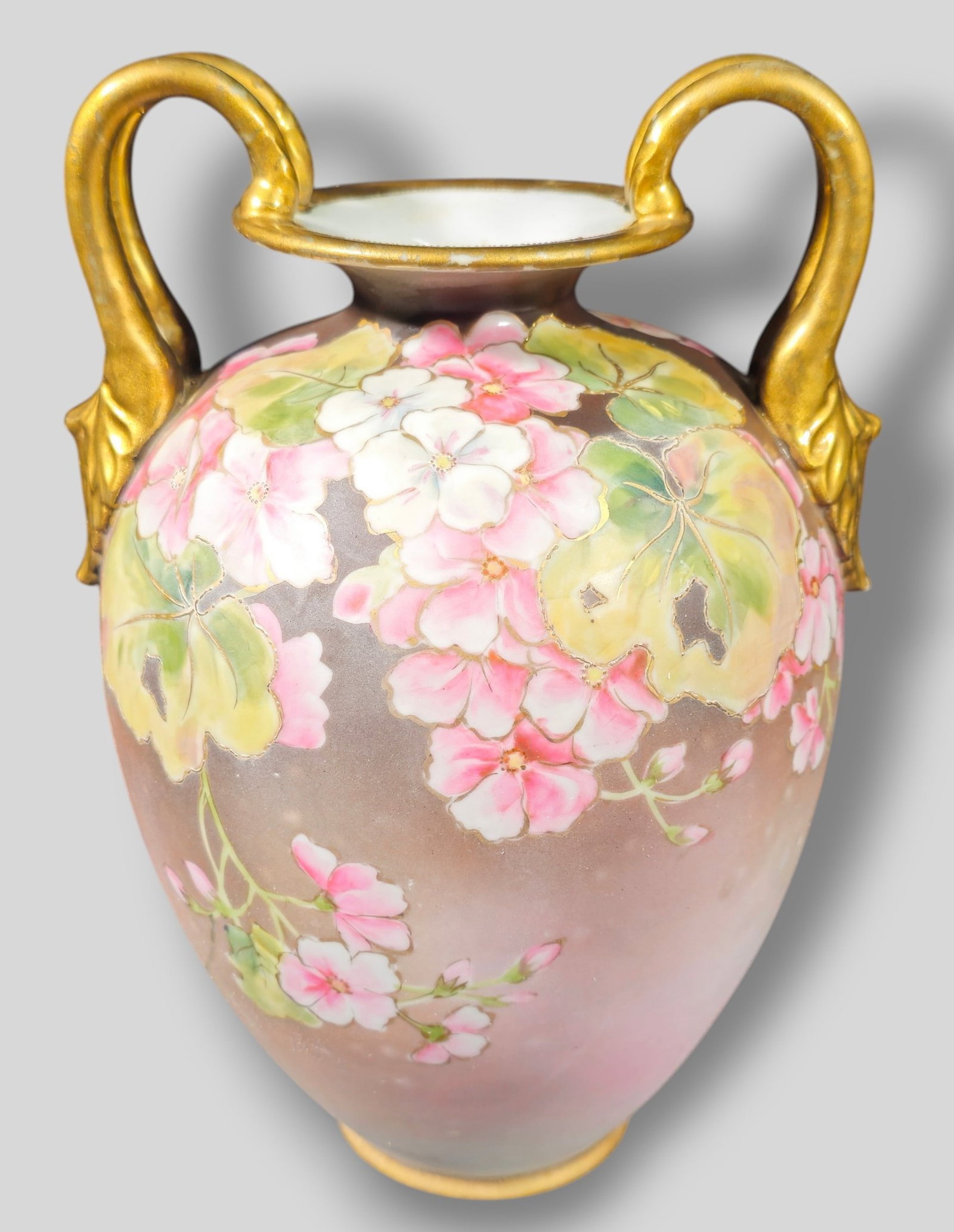 Nippon Gilt Double Handle Vase (1 of 7)