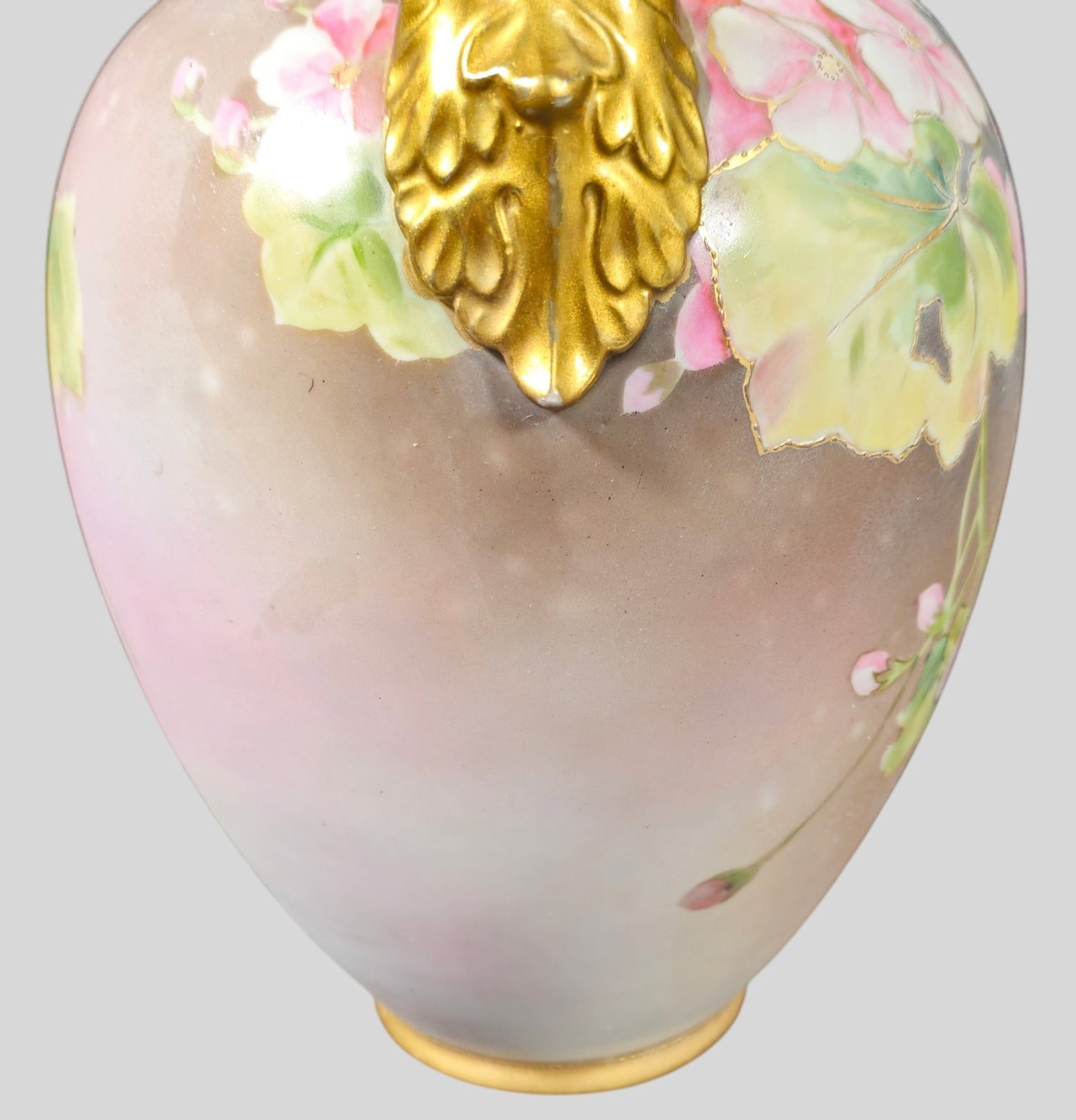 Nippon Gilt Double Handle Vase - 4