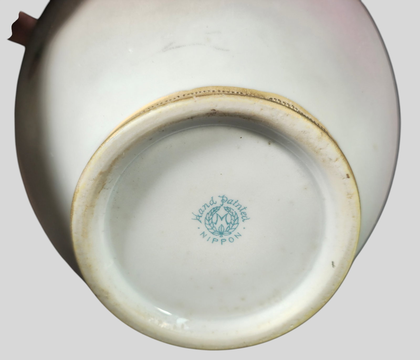 Nippon Gilt Double Handle Vase - 7