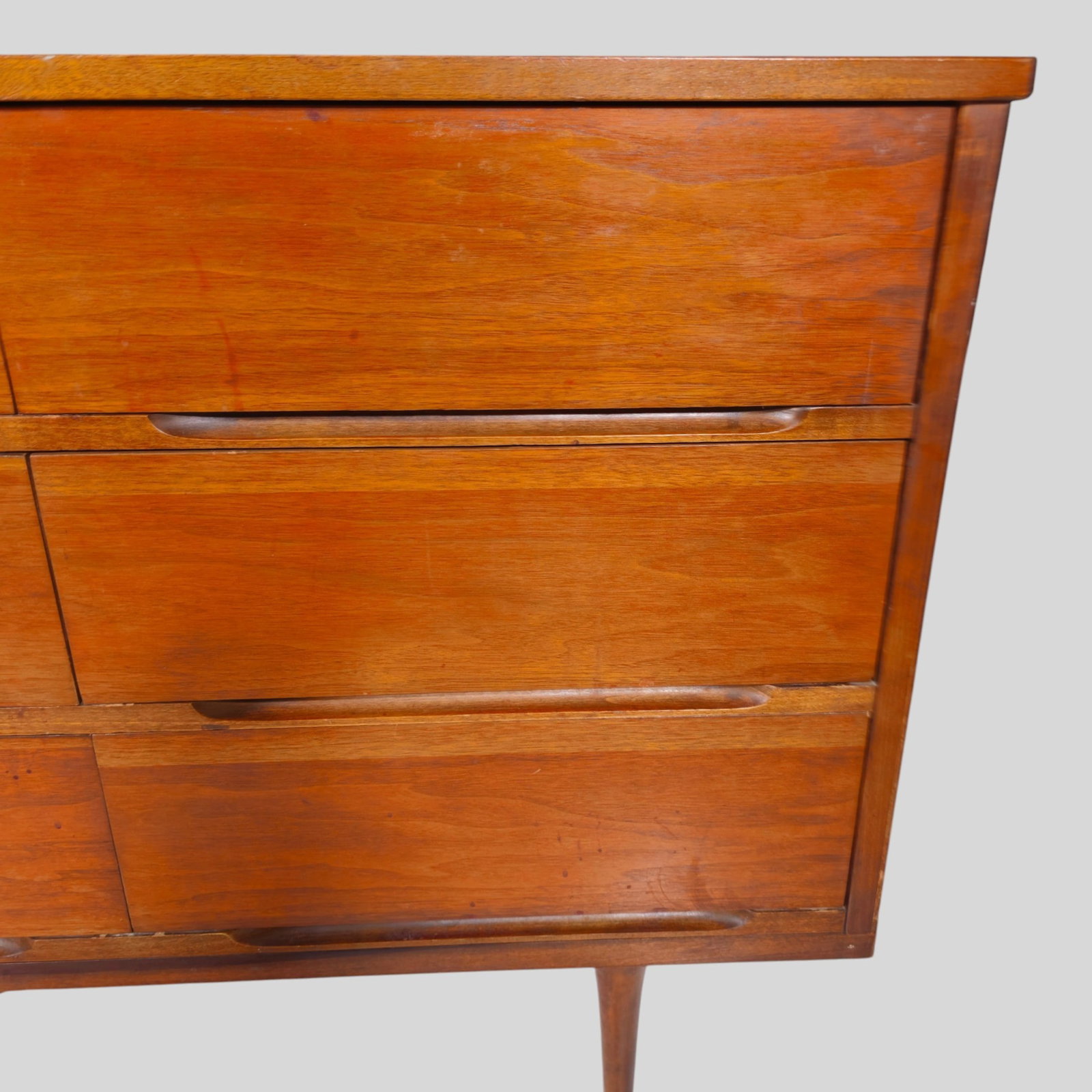 MCM Walnut Dresser - 6