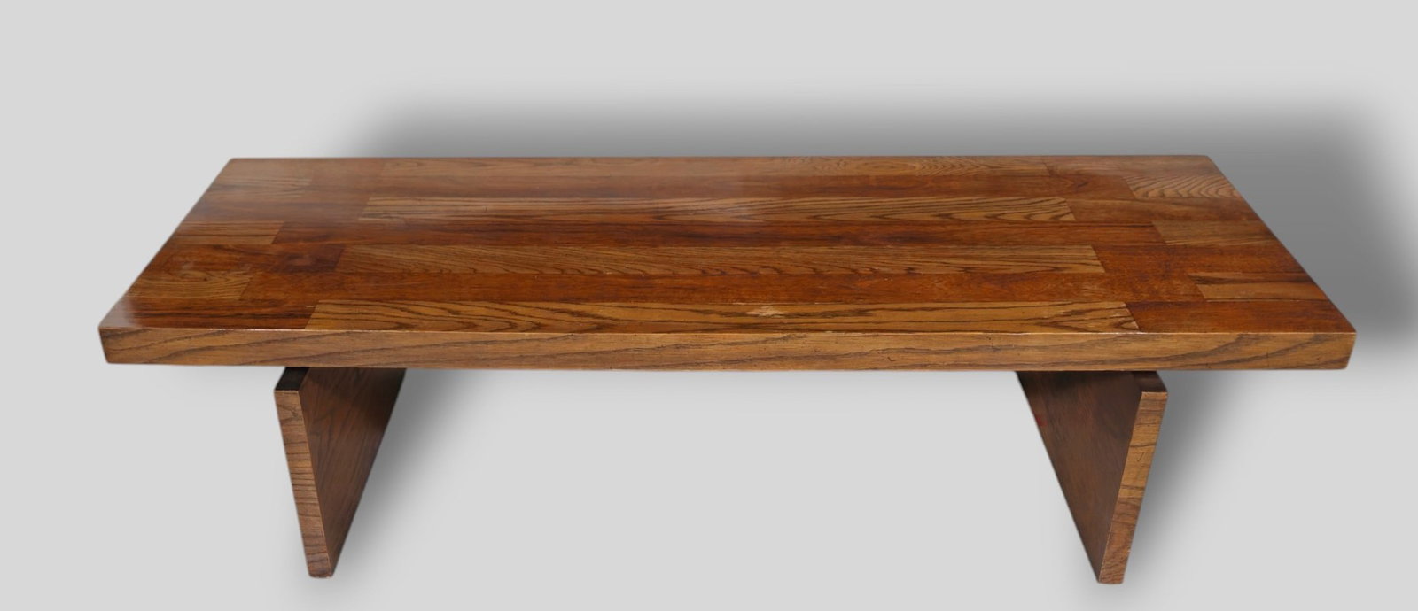 MCM Lane Coffee Table: Mid Century Modern Lane coffee table. USA. 1960s. Oak. 60w x 24d x 15h.