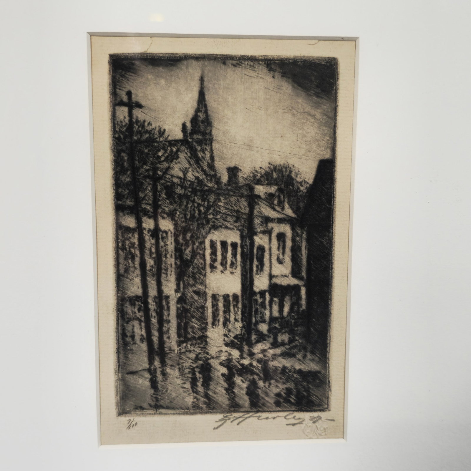 E.T. Hurley Etching - 2