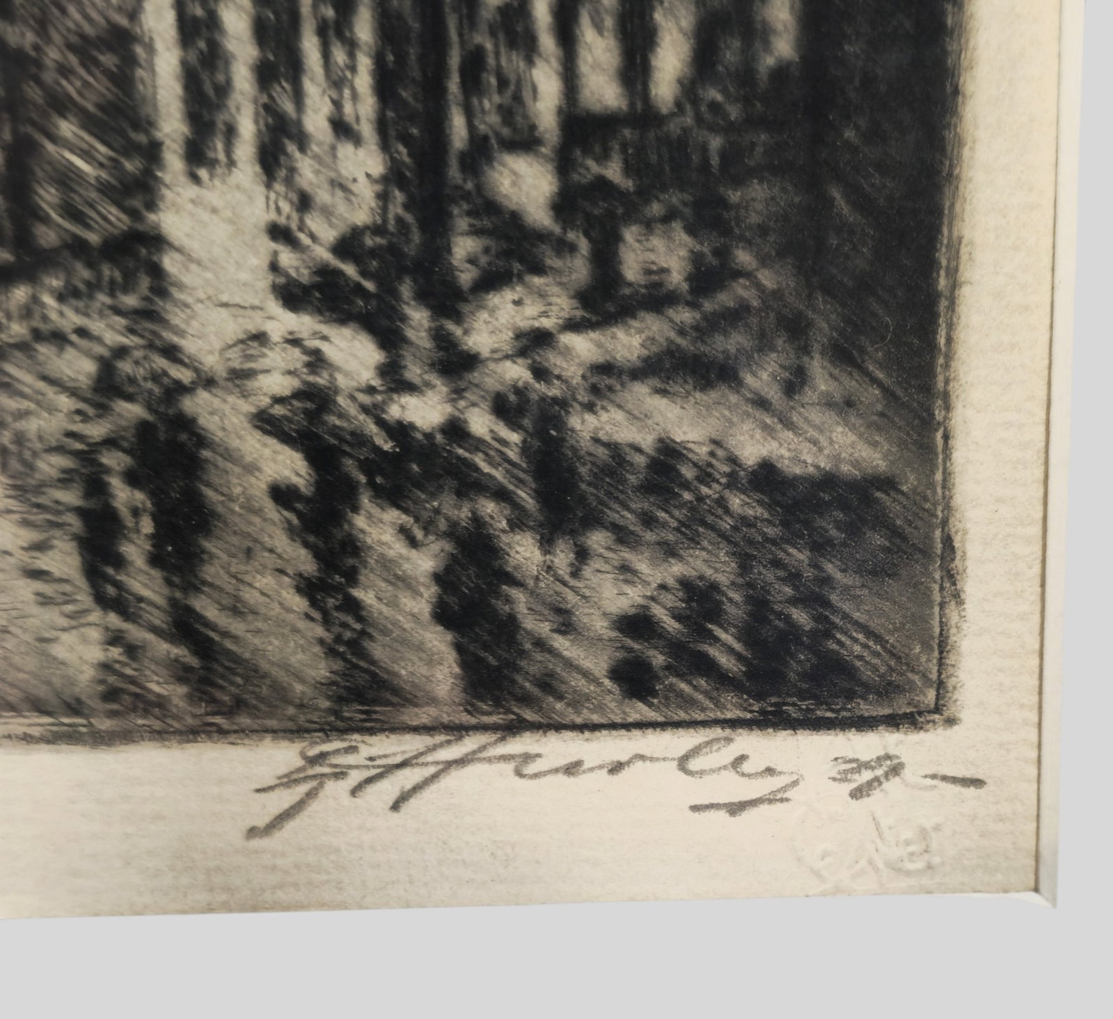 E.T. Hurley Etching - 3