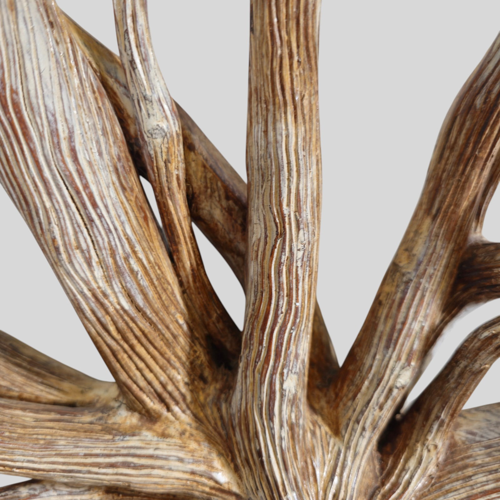 Carved Sun Goddess Tree Root Sculpture - 10