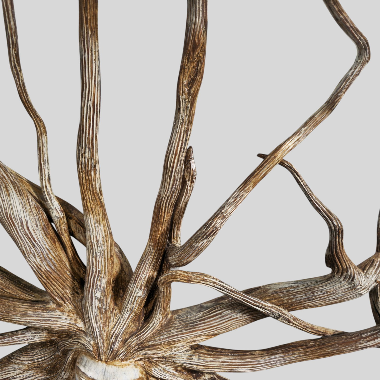 Carved Sun Goddess Tree Root Sculpture - 3