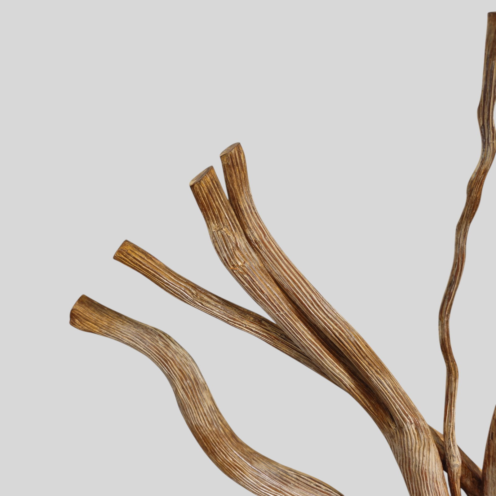 Carved Sun Goddess Tree Root Sculpture - 4