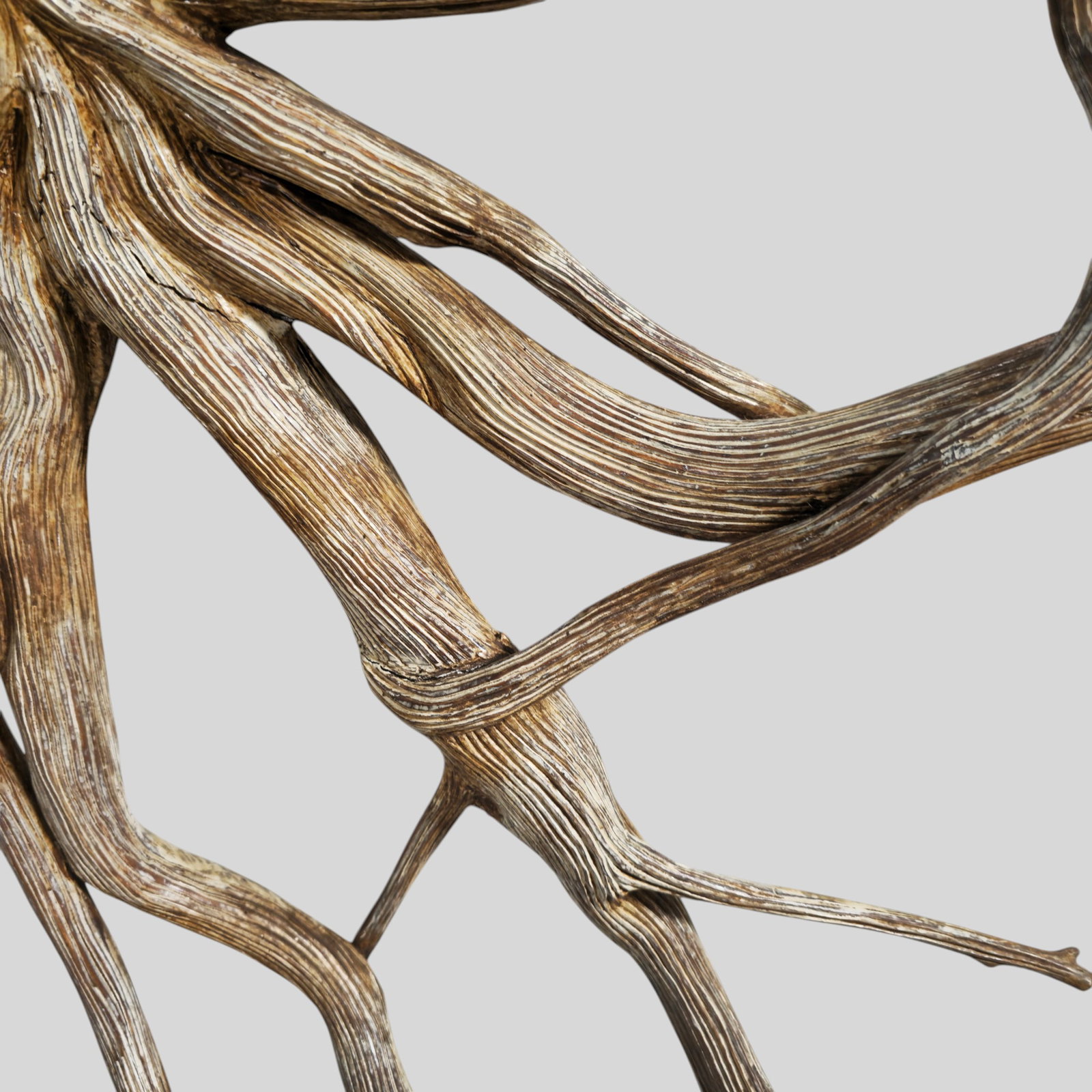 Carved Sun Goddess Tree Root Sculpture - 6