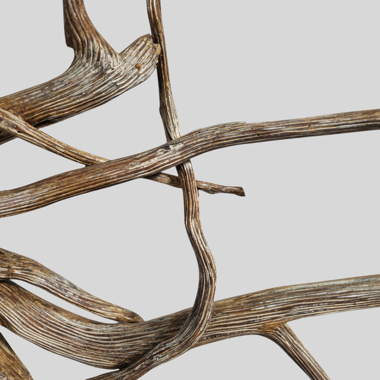 Carved Sun Goddess Tree Root Sculpture - 7