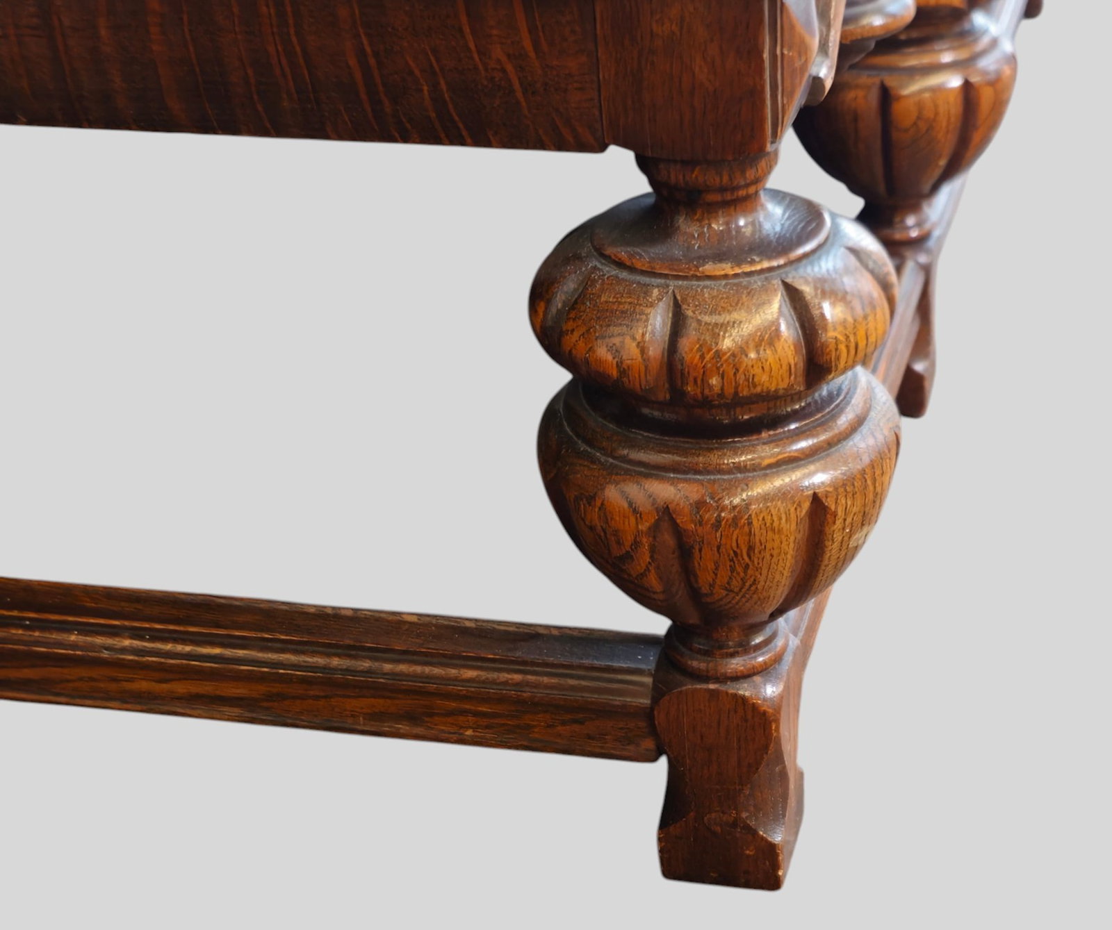 Carved Oak Sideboard / Cabinet - 7