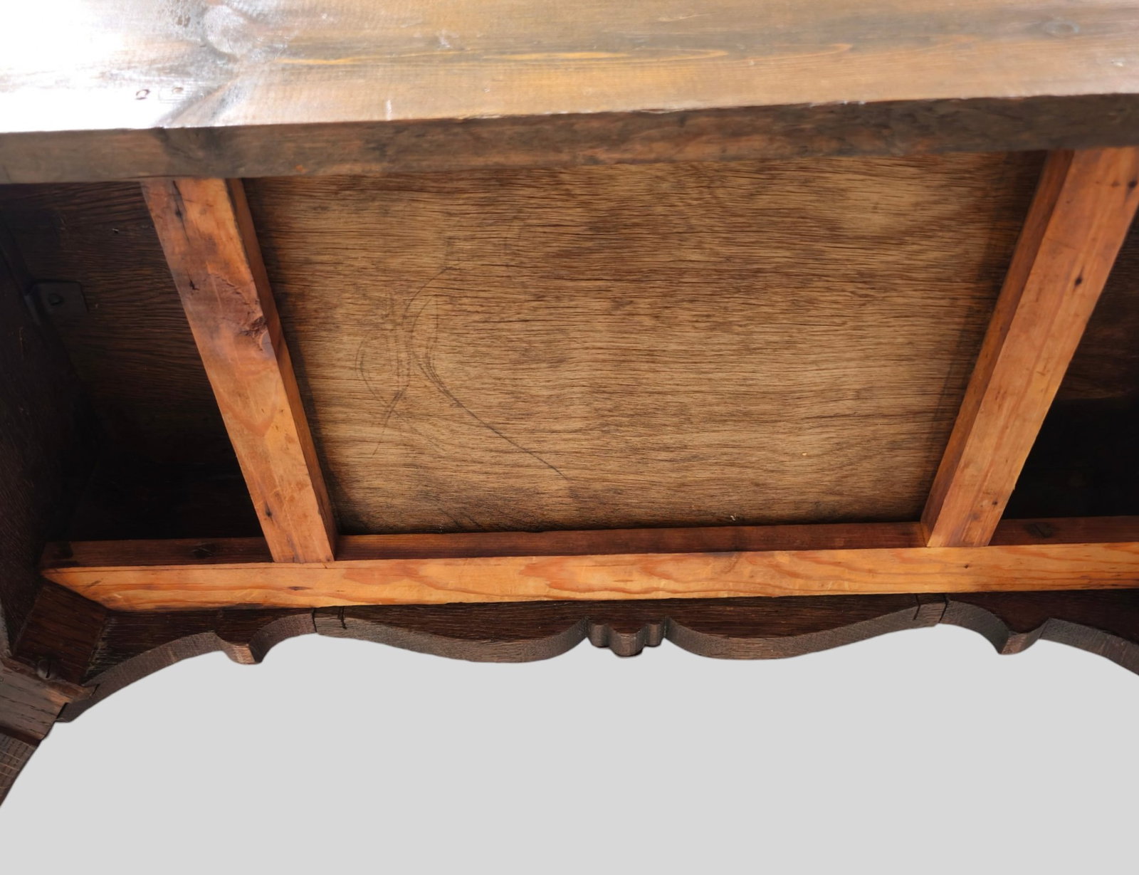 Carved Oak Hall Table - 12