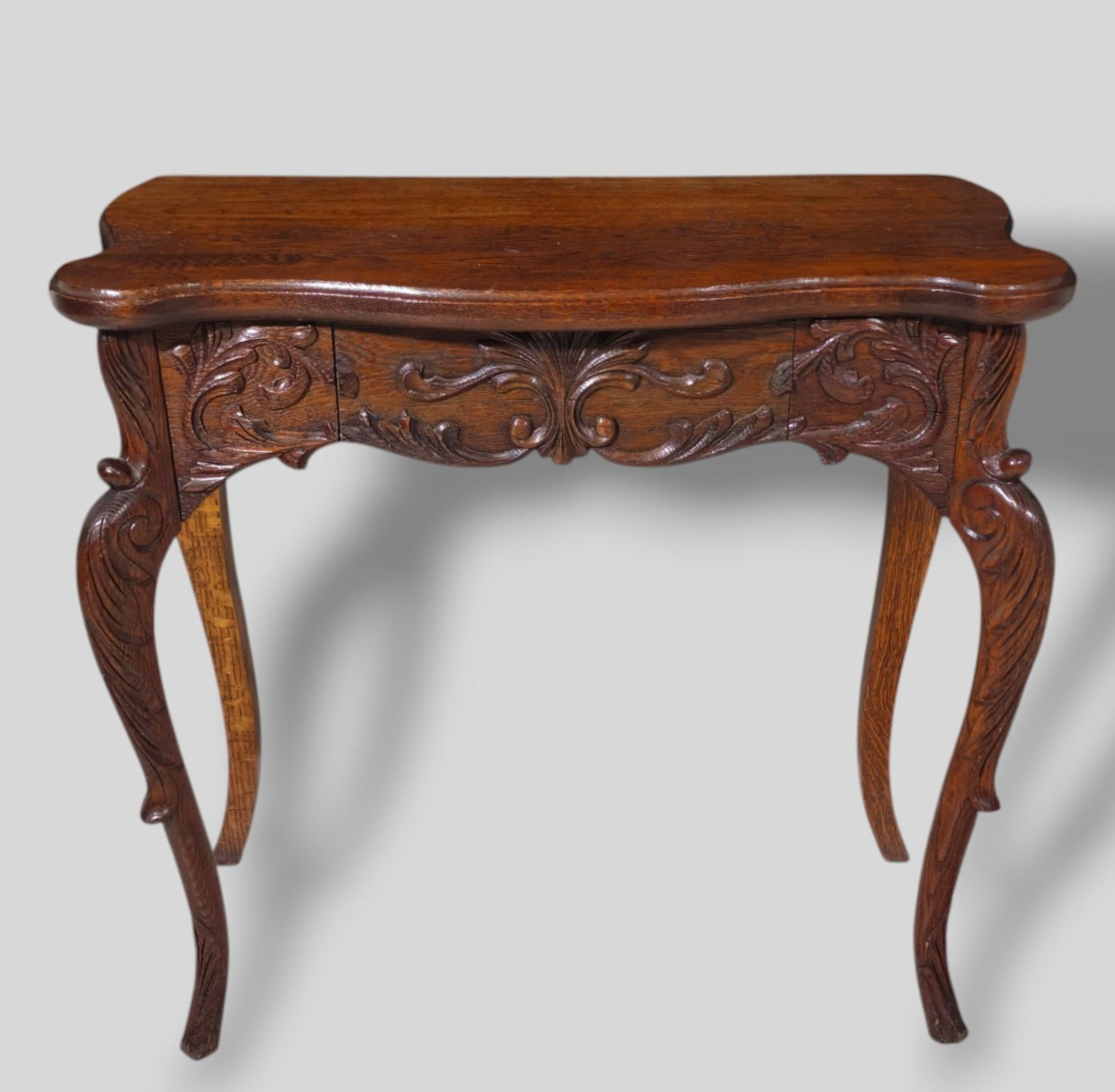 Carved Oak Hall Table (1 of 12)