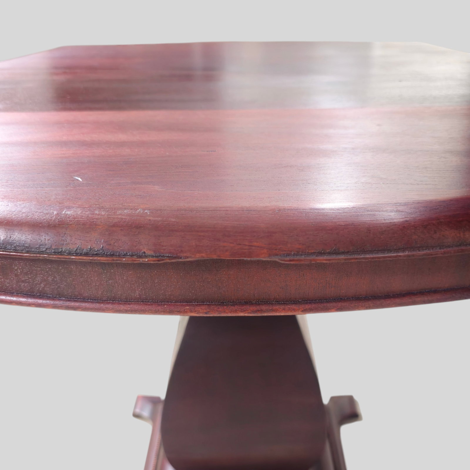 Robert Mitchell Mahogany Pedestal Table - 8